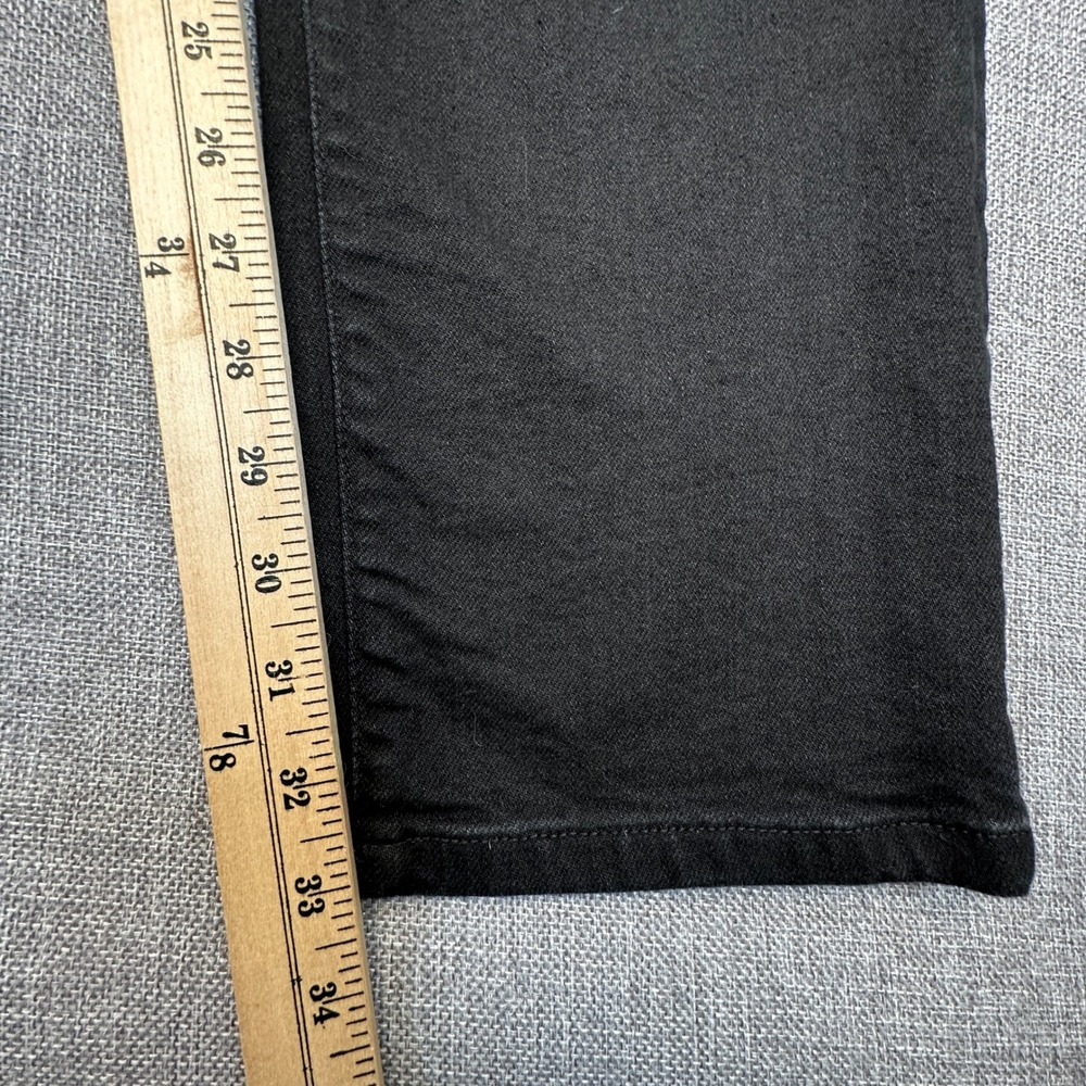 Lucky Brand 410 Athletic Straight Jeans Men 34x34 (Fits as 34x33) Black Stretch - Picture 9 of 13